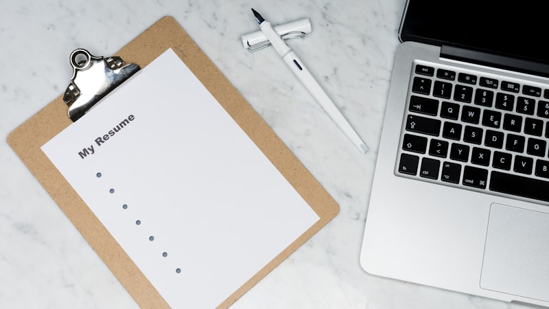 Documents and papers on a work desk ready for text extraction